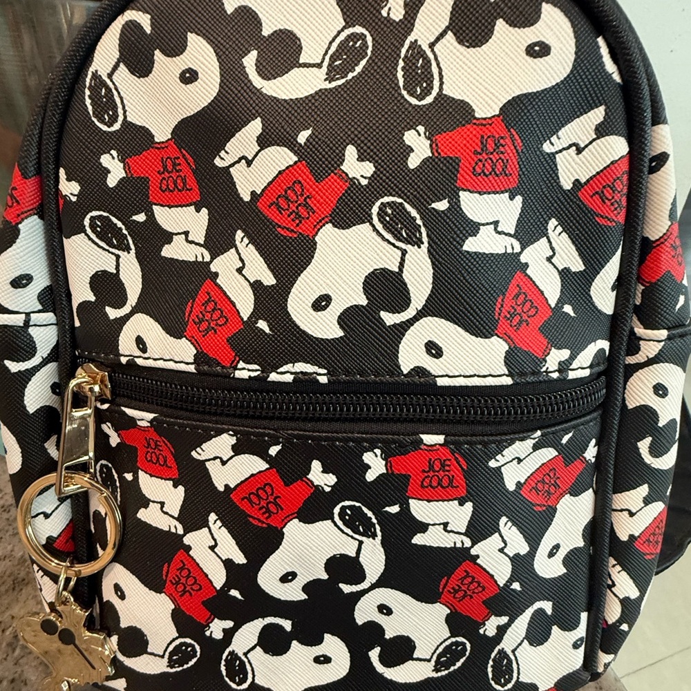 Snoopy Joe Cool Patterned Backpack - image 1
